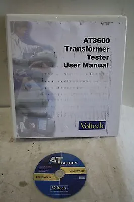 Buy Voltech At3600 Transformer Tester Manual / Disc • 24.94$