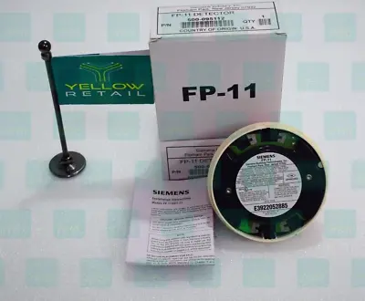 Buy 1x SIEMENS FP-11 FIRE ALARM SMOKE HEAT DETECTOR FP11 • 80$