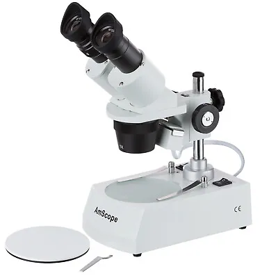 Buy AmScope 10X-30X Student Binocular Stereo Microscope • 146.99$