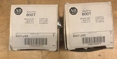 Buy Allen Bradley 800t-jx2 3 Position Selector Switch - Nib • 49$