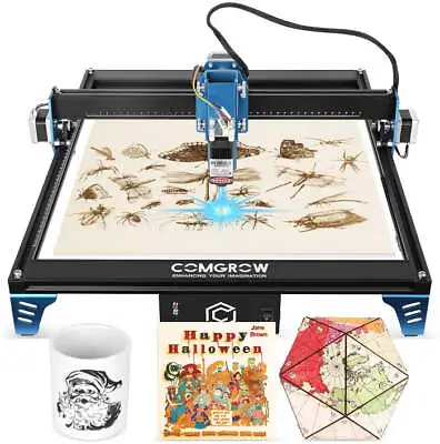 Buy Not-Checking 5W LD+FAC=40W Comgrow Z1 Desktop Compressed Laser Cutter Engraving • 89.10$
