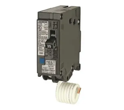 Buy SIEMENS QA120AFC 20 Amp Single Pole QAF2 120/240V AFCI Arc Fault Plug In Breaker • 45$