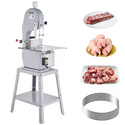 Buy VEVOR 1500W Commercial Electric Meat Bandsaw Stainless Steel Bone Sawing Machine • 424.99$