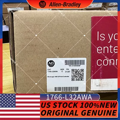 Buy New AB 1766-L32AWA MicroLogix 1400 32 Point Controller Allen-Bradley 1766L32AWA • 545$