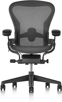 Buy Herman Miller Aeron Remastered Chair - Size B Graphite -open Box - • 599.11$