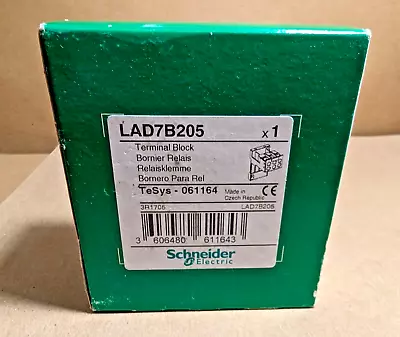 Buy Schneider Electric LAD7B205 TeSys Overload Relay Terminal Block,  New In Box • 20$