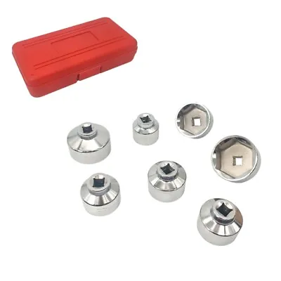 Buy Oil Filter Cap Wrench Socket Remover Housing Tool Element Filter Socket Tool Kit • 49.28$