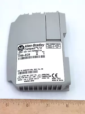 Buy Allen Bradley 1769-ECR PLC Compact I/O Right End Cap Terminator Compactlogix • 9.95$
