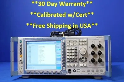 Buy R&S CMW500 Wideband Radio Communication Tester LTE+ WCDMA GSM GPRS EDGE *LOADED* • 9,900$
