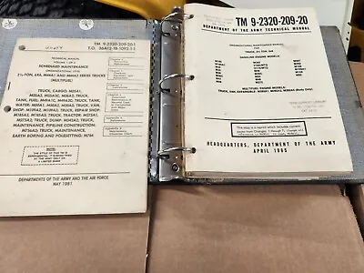 Buy Military Truck Service Manual Tm 9-2320-209-20 Date1965 And 1981 Truck 2 1/2 Ton • 150$