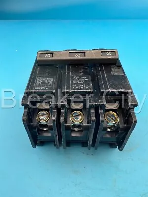 Buy ITE Q360 60 Amp 3 Pole Type QP Circuit Breaker Siemens 240VAC 60A 3P *CHIP • 39.99$