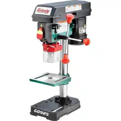 Buy Grizzly Industrial Drill Press 8 -Swing 1700-RPM 5-Speed Benchtop 120V W/ Wrench • 158.96$