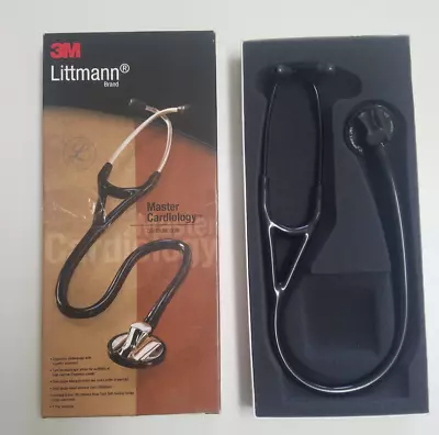 Buy Littmann Master Cardiology Stethoscope 3M 2161 Chestpiece Black  See Description • 122.50$