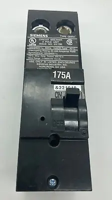 Buy Siemens QN2175RH 2 Pole 175A 120 240V Type QNRH Plug In Main Circuit Breaker New • 174.89$