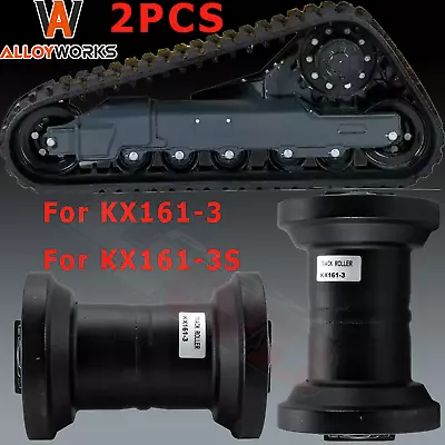 Buy 2PCS Track Roller Bottom Roller Fits Kubota KX161-3 KX161-3S KX161-3ST • 244.99$