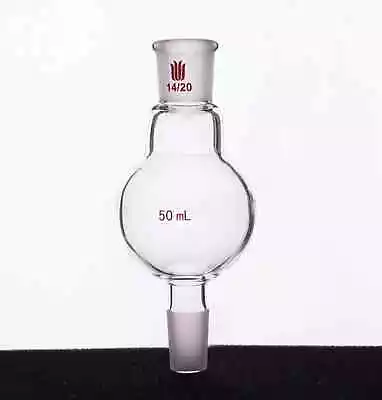 Buy Labglass DISTILLING BULB, KUGELROHR Capacity 50ml  14/20 • 28$