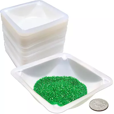 Buy Pure Ponta Weigh Boats Medium - 125 Pack 100ml Plastic Disposable Trays • 14.99$