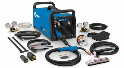 Buy NEW Miller Multimatic 215 Multiprocess Welder With TIG Kit 951674 • 3,049.99$