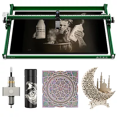 Buy NEJE Max 4 E40 Laser Engraver Cutter 4 Axis Industrial Laser Engraving Machine • 299$