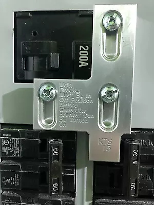 Buy Generator Interlock Kit Compatible With Siemens 200 Amp Panel Or Murray 200 Amp • 64.78$