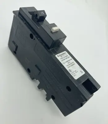 Buy Homeline Schneider Electric CHOM115PCAFI 15A 120V  Plug In Neutral Combo Breaker • 29.95$
