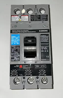 Buy Siemens FXD63B150 150 Amp, 3 Pole  Breaker 35kA @ 480v • 329$