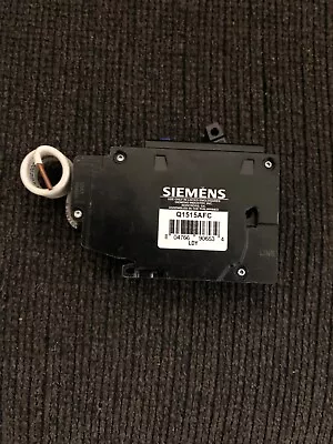 Buy SIEMENS  Q1515AFC TANDEM 1-POLE   15AMP AFCI CIRCUIT BREAKER New • 71.25$