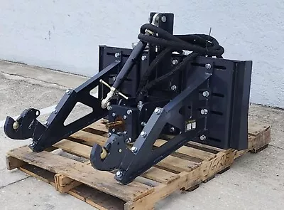 Buy Wolverine 3-Point Hitch PTO Adapter Plate Hydraulic Skid Steer Attachment Bobcat • 1,375$