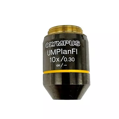 Buy Japan Made Olympus UMPIan FI 10x / 0.30 Microscope Objective Lens • 215.97$