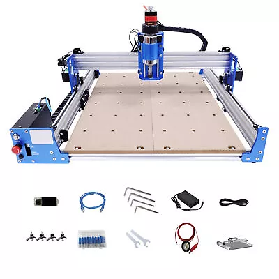 Buy 3-Axis 4040 Industrial Wood Carving Milling CNC Router Engraver Cutting Machine • 394.25$