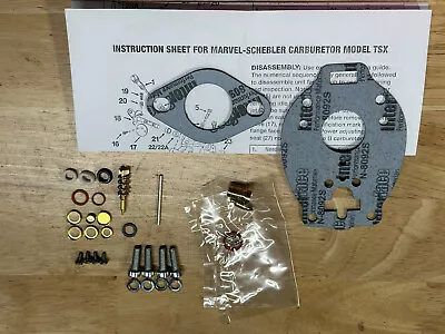 Buy Marvel Schebler TSX Small Bowl Carburetor Rebuild Kit • 27.95$