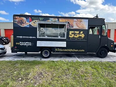 Buy Cheap Food Truck Low Mileage Well Maintained! Custom Wrap Diesel Engine • 1$