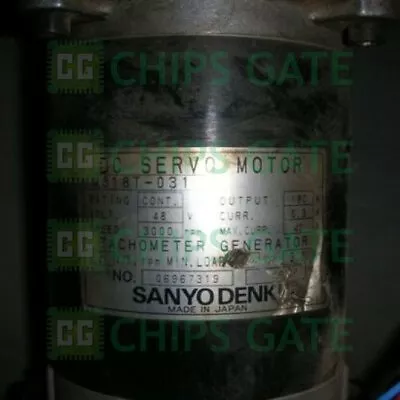 Buy 1PCS USED SANYO DENKI DC SERVO MOTOR M318T-031 Tested In Good Condition • 210.11$