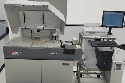 Buy Beckman Coulter AU400e Chemistry Analyzer W/ ISE, Computer, UPS, And Waste Pump. • 15,000$