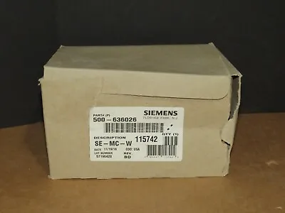 Buy New Siemens Se-mc-w White Speaker Strobe Fire Alarm 500-636026 Free Fedex 2day • 74.95$