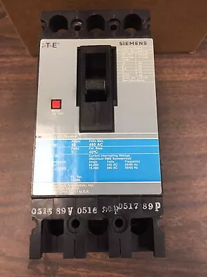 Buy Siemens ED43B040 40 A Triple Pole Circuit Breaker 3 Pole 40 Amp • 225$
