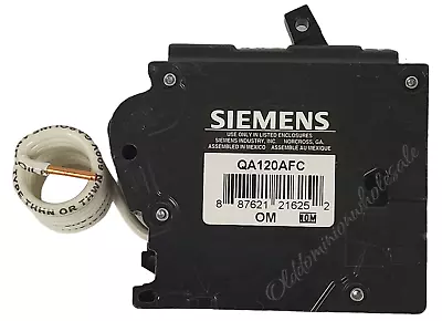 Buy New Siemens QA120AFC 20Amp 1P 120V Arc Fault Combination Plug In Circuit Breaker • 29.91$