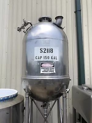 Buy Stainless Steel Pressure Vessel Tank Storage Water Chemical Fuel Beer Brewing • 2,700$