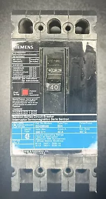 Buy Siemens ED43B040 40 Amp 3-pole 480v Breaker • 5$