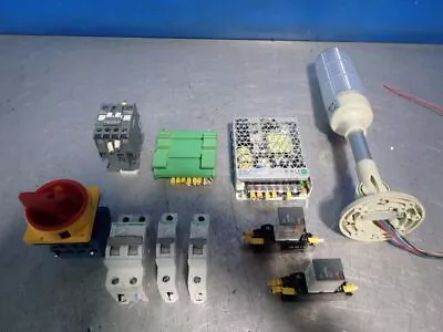 Buy Euc-10 Pcs Electrical Lot Schneider C25, Lc1, Xvgb3sma • 19.99$
