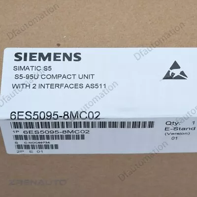 Buy 6ES5095-8MC02 Siemens SIMATIC S5 S5-95U Compact Unit CPU Module Hq • 732$