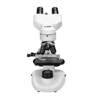 Buy SV605 40X-1600X Binocular Biological Microscope For Clinic Medical Students • 149.99$