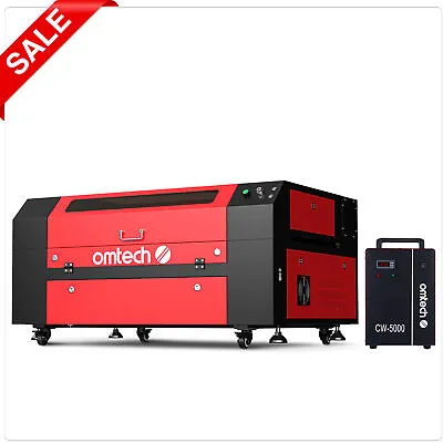 Buy OMTech 60W 20x28 CO2 Laser Engraver Cutting Machine With CW-5000 Water Chiller • 2,399.99$