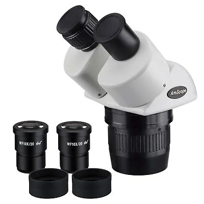Buy AmScope SW24B 20x-40x Super Widefield Stereo Binocular Microscope Head • 137.99$