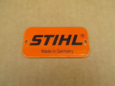 Buy Aluminum Name Tag Plate For Stihl Chainsaws 0000-967-2020 With Hardware • 7$