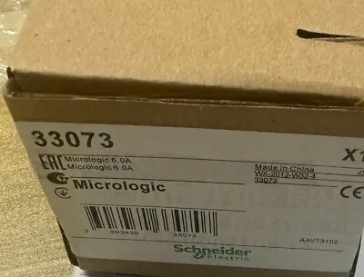 Buy New Schneider 33073 Schneider Electric 33073 Micrologic 6.0A In Box Free Ship US • 939$