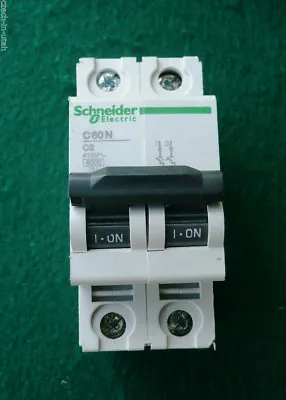Buy Schneider Electric C60N Miniature Circuit-breaker 25812, 415V, 2 Pole • 17.99$