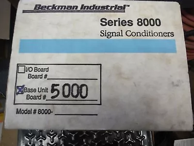 Buy Beckman Industries - Series 8000 Signal Conditioner • 250$
