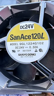 Buy SANYO SANACE 120L Model: 9GL 1224G102   DC 24V Aluminum Frame Fan • 25$