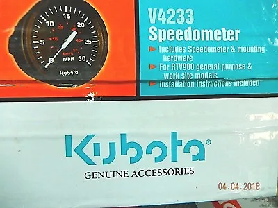 Buy Kubota Rtv900, Rtv500 Speedometer Kit, V4233, K7561-99650; Utility Vehicle;utv • 121.69$